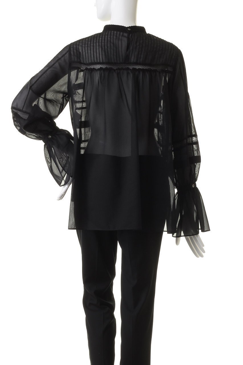 【ベイジ,/BEIGE,】のMONSIGNY(モンシニ―)/キャザーブラウス 人気、トレンドファッション・服の通販 founy(ファニー) 　ファッション　Fashion　レディースファッション　Fashion for Women　トップス・カットソー　Cut & Sew Tops　シャツ・ブラウス・オフィスカジュアル　Elegant Blouses & Button-Ups　キャミソール　Camisole, Spaghetti Strap Top　ギャザー　Gathered, Ruffled　クラシカル　Classical, Vintage-Inspired　サロペット　Overalls, Salopette　シアー　Sheer, See-Through　スリーブ　Sleeve, Long Sleeve / Short Sleeve　タンク　Tank Top, Sleeveless Top　フェミニン　Feminine, Girly　ミックス　Mix, Mixed Style　ロング　Long, Long-Length　other-4|ID: prp329100004579064 ipo3291000000035923362