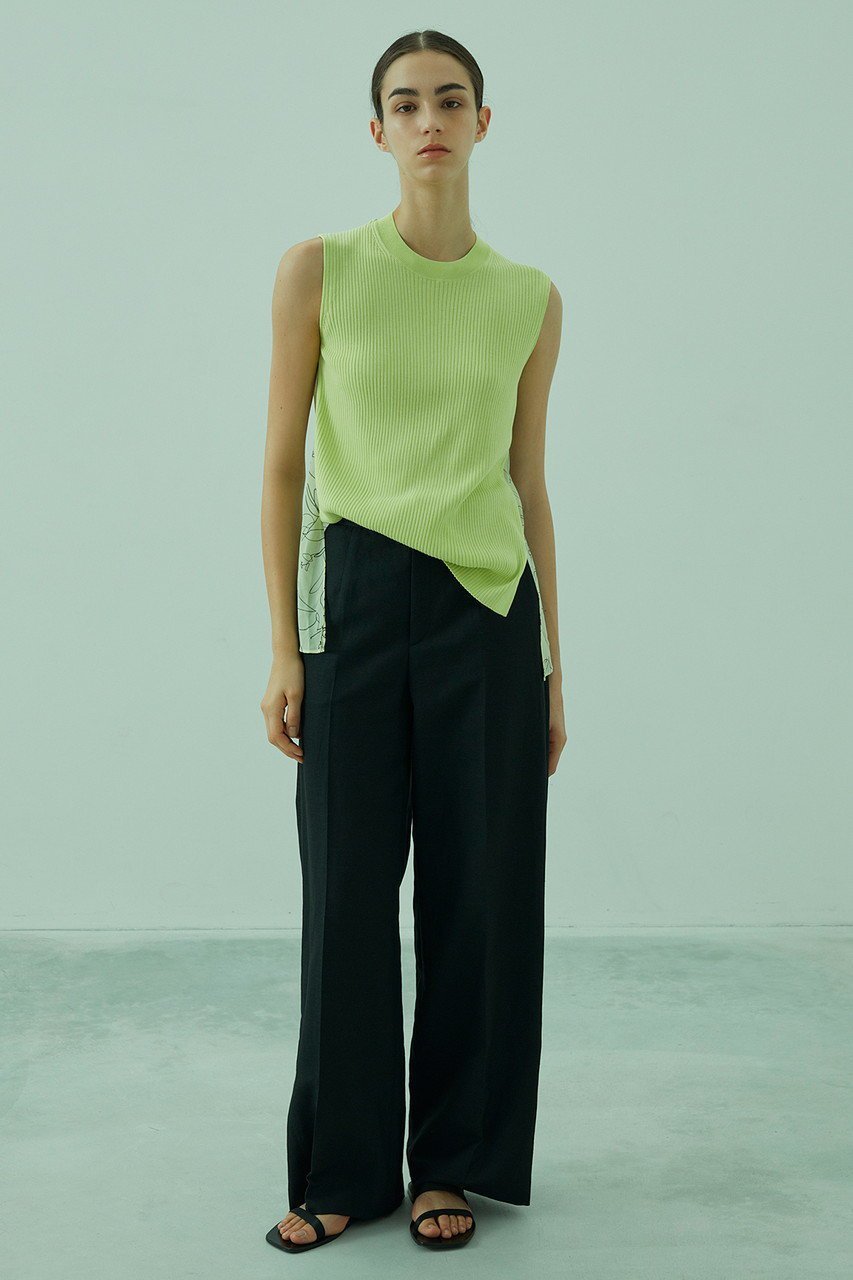 【ベイジ,/BEIGE,】のGINGKO(ギンコウ)/ドッキングニット 人気、トレンドファッション・服の通販 founy(ファニー) 　ファッション　Fashion　レディースファッション　Fashion for Women　トップス・カットソー　Cut & Sew Tops　ニット　Knit Tops & Sweaters　カジュアルプルオーバー・ニットトップス　Pullovers & Knit Tops / Casual Pullovers　おすすめ　Recommended / Our Picks　スリット　Slit, Slit Detail　ドッキング　Docking, Mixed Material　プリント　Print, Printed Pattern　エレガント 上品　Elegant　other-7|ID: prp329100004579072 ipo3291000000032959122