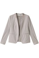 【ベイジ,/BEIGE,】のAUDREY(オドレイ)/ノーカラージャケット 人気、トレンドファッション・服の通販 founy(ファニー) ファッション Fashion レディースファッション WOMEN アウター Coat Outerwear ジャケット Jackets ノーカラージャケット No Collar Leather Jackets ウォッシャブル Washable エレガント 上品 Elegant コンパクト Compact サテン Satin ジャケット Jacket セットアップ Set Up |ID:prp329100004579081