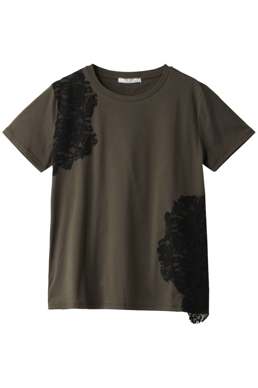 【ベイジ,/BEIGE,】のGERBERA(ガーベラ)/トップス インテリア・キッズ・メンズ・レディースファッション・服の通販 founy(ファニー) 　ファッション　Fashion　レディースファッション　WOMEN　トップス・カットソー　Tops/Tshirt　ニット　Knit Tops　プルオーバー　Pullover　おすすめ　Recommend　アシンメトリー　Asymmetry　カッティング　Cutting　シンプル　Simple　ボトム　Bottom　レース　Race　エレガント 上品　Elegant　カーキ|ID: prp329100004579087 ipo3291000000032438481