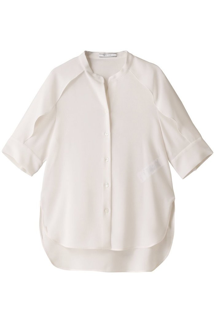 【ベイジ,/BEIGE,】のHYACINTH(ハイアシンス)/スタンドカラーブラウス インテリア・キッズ・メンズ・レディースファッション・服の通販 founy(ファニー) https://founy.com/ ファッション Fashion レディースファッション WOMEN トップス・カットソー Tops/Tshirt シャツ/ブラウス Shirts/Blouses おすすめ Recommend カフス Cuffs ショート Short スタンド Stand スリーブ Sleeve ドレープ Drape ヘムライン Hemline ヨーク Yoke |ID: prp329100004579100 ipo3291000000032438602