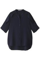 【ベイジ,/BEIGE,】のHYACINTH(ハイアシンス)/スタンドカラーブラウス ネイビー|ID: prp329100004579100 ipo3291000000032438605