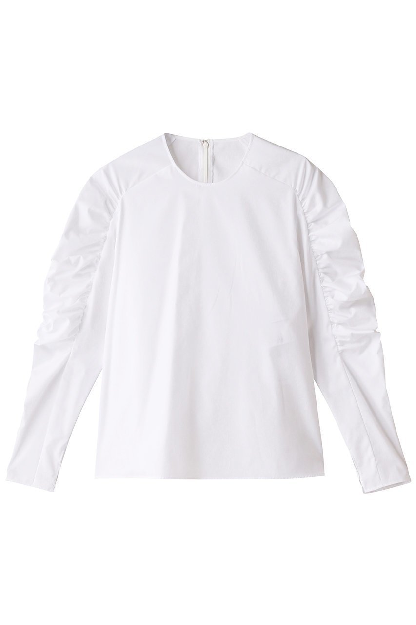 【ベイジ,/BEIGE,】のCROCOSMIA/ブラウス 人気、トレンドファッション・服の通販 founy(ファニー) 　ファッション　Fashion　レディースファッション　WOMEN　トップス・カットソー　Tops/Tshirt　シャツ/ブラウス　Shirts/Blouses　なめらか　Smooth　オイル　Oil　ギャザー　Gather　ストライプ　Stripe　スリット　Slit　スリーブ　Sleeve　ブロード　Broad　ロング　Long　 other-1|ID: prp329100004579103 ipo3291000000032438632