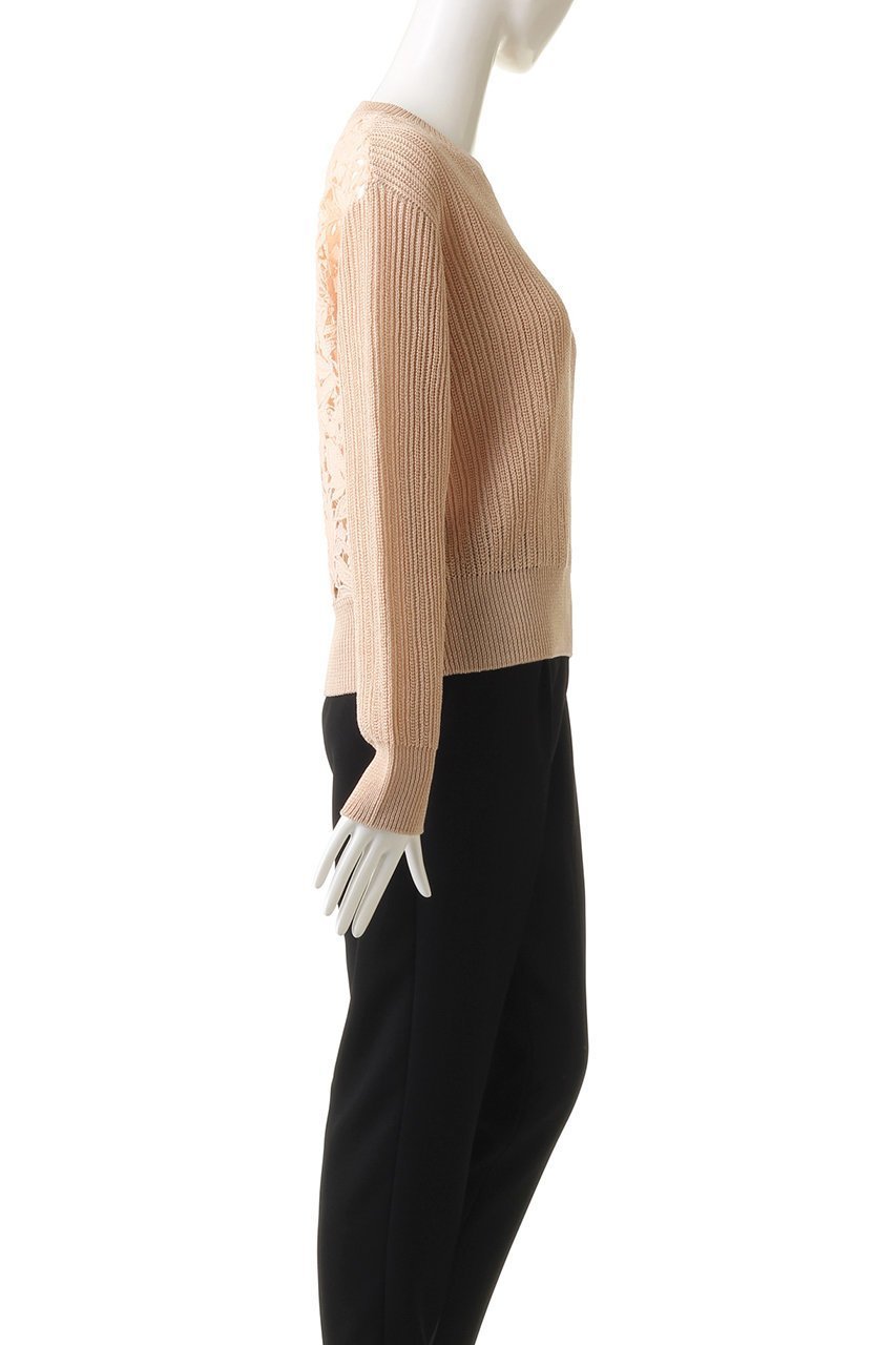 【ベイジ,/BEIGE,】のGARDENIA/クルーネックニット 人気、トレンドファッション・服の通販 founy(ファニー) 　ファッション　Fashion　レディースファッション　Fashion for Women　トップス・カットソー　Cut & Sew Tops　ニット　Knit Tops & Sweaters　カジュアルプルオーバー・ニットトップス　Pullovers & Knit Tops / Casual Pullovers　おすすめ　Recommended / Our Picks　コンパクト　Compact, Small Size　フェミニン　Feminine, Girly　ボトム　Bottoms, Lower Wear　リネン　Linen, Linen Fabric　レース　Lace, Lace Fabric　ワイド　Wide, Wide Fit　今季　This Season, Current Season　other-3|ID: prp329100004579106 ipo3291000000032961729