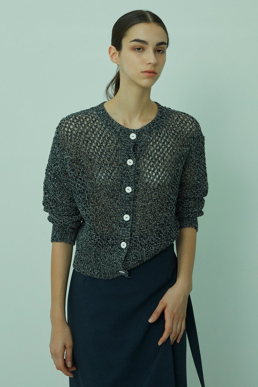 【ベイジ,/BEIGE,】のCACTAS/メッシュカーディガン 人気、トレンドファッション・服の通販 founy(ファニー) 　ファッション　Fashion　レディースファッション　WOMEN　トップス・カットソー　Tops/Tshirt　ニット　Knit Tops　カーディガン　Cardigans　カーディガン　Cardigan　メッシュ　Mesh　メランジ　Melange　リネン　Linen　夏　Summer　春　Spring　S/S・春夏　Ss・Spring/Summer　other-7|ID: prp329100004579108 ipo3291000000032438686
