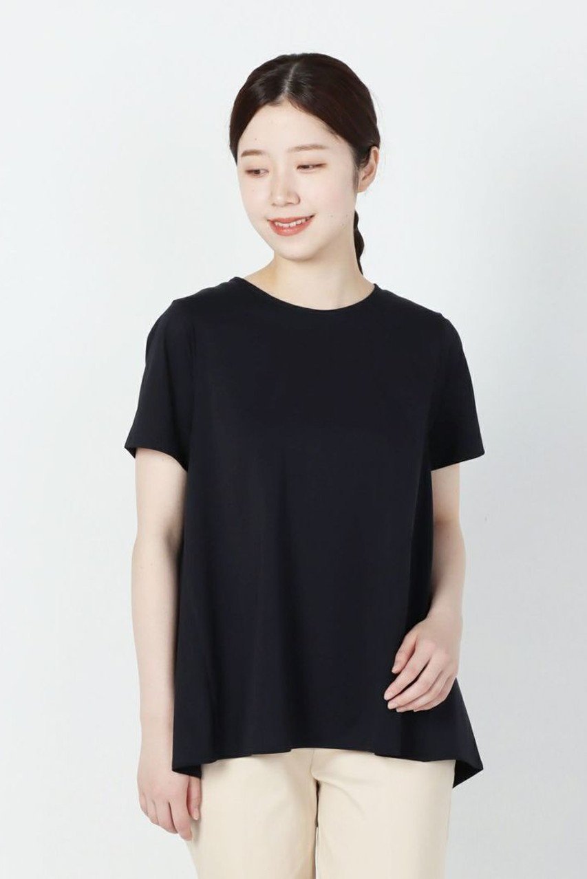 【レリル/lelill】のバックタックAラインTシャツ 人気、トレンドファッション・服の通販 founy(ファニー) 　ファッション　Fashion　レディースファッション　Ladies' Fashion Online　トップス・カットソー　Tops/Tshirt　シャツ/ブラウス　Shirts/Blouses　ロング / Tシャツ　T-Shirts　カットソー　Cut and Sewn　ショート　Short　スリーブ　Sleeve　ロング　Long　other-6|ID: prp329100004579113 ipo3291000000032438723