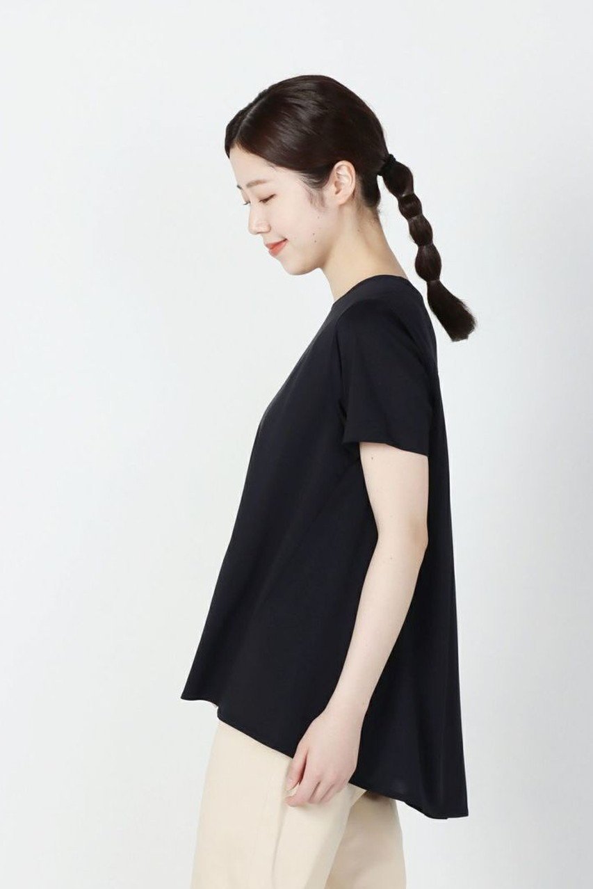 【レリル/lelill】のバックタックAラインTシャツ 人気、トレンドファッション・服の通販 founy(ファニー) 　ファッション　Fashion　レディースファッション　Ladies' Fashion Online　トップス・カットソー　Tops/Tshirt　シャツ/ブラウス　Shirts/Blouses　ロング / Tシャツ　T-Shirts　カットソー　Cut and Sewn　ショート　Short　スリーブ　Sleeve　ロング　Long　other-8|ID: prp329100004579113 ipo3291000000032438725