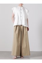 【ヒューエルミュージアム/hueLe Museum】の【hLM】タイプライタータックスリーブブラウス 人気、トレンドファッション・服の通販 founy(ファニー) ファッション Fashion レディースファッション WOMEN トップス・カットソー Tops/Tshirt キャミソール / ノースリーブ No Sleeves シャツ/ブラウス Shirts/Blouses エレガント 上品 Elegant ギャザー Gather スリーブ Sleeve タイプライター Typewriter ダブル Double ノースリーブ No Sleeve フォルム Form NEW・新作・新着・新入荷 New Arrivals thumbnail ホワイト|ID: prp329100004579115 ipo3291000000032438736