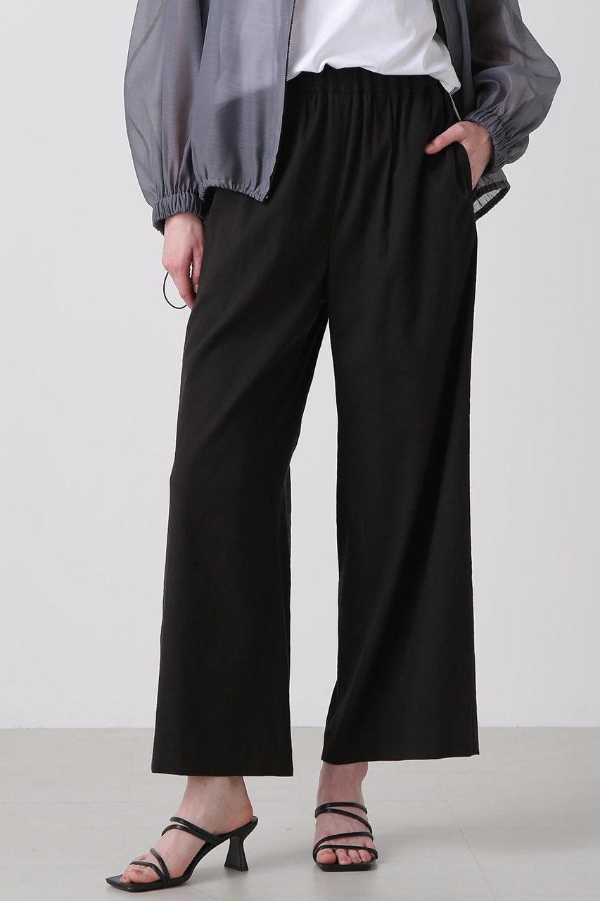 【ヒューエルミュージアム/hueLe Museum】の【hLM】麻ストレッチイージーストレッチパンツ 人気、トレンドファッション・服の通販 founy(ファニー) 　ファッション　Fashion　レディースファッション　Fashion for Women　パンツ　Pants & Trousers　シンプル　Simple, Minimal　ストレッチ　Stretch, Stretchy Fabric　ボトム　Bottoms, Lower Wear　リネン　Linen, Linen Fabric　other-2|ID: prp329100004579119 ipo3291000000035613129