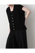【ヒューエルミュージアム/hueLe Museum】の【STUMBLY】Sleeveless Cardigan 人気、トレンドファッション・服の通販 founy(ファニー) ファッション Fashion レディースファッション WOMEN トップス・カットソー Tops/Tshirt ニット Knit Tops カーディガン Cardigans プルオーバー Pullover ドレープ Drape バランス Balance フロント Front エレガント 上品 Elegant thumbnail ブラック|ID: prp329100004579120 ipo3291000000032438766