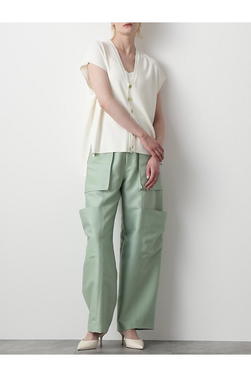 【ヒューエルミュージアム/hueLe Museum】の【STUMBLY】Sleeveless Cardigan 人気、トレンドファッション・服の通販 founy(ファニー) 　ファッション　Fashion　レディースファッション　WOMEN　トップス・カットソー　Tops/Tshirt　ニット　Knit Tops　カーディガン　Cardigans　プルオーバー　Pullover　ドレープ　Drape　バランス　Balance　フロント　Front　エレガント 上品　Elegant　other-2|ID: prp329100004579120 ipo3291000000032438769
