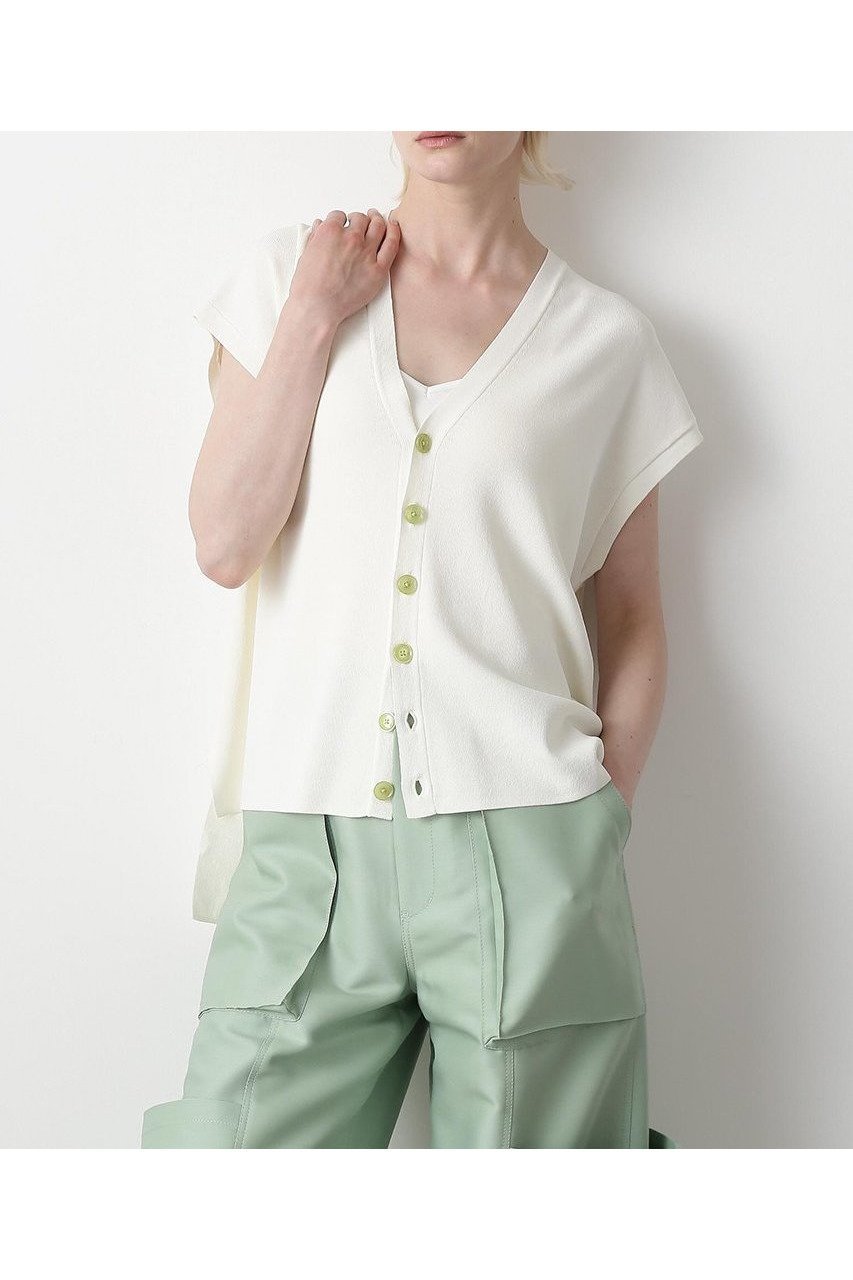 【ヒューエルミュージアム/hueLe Museum】の【STUMBLY】Sleeveless Cardigan 人気、トレンドファッション・服の通販 founy(ファニー) 　ファッション　Fashion　レディースファッション　WOMEN　トップス・カットソー　Tops/Tshirt　ニット　Knit Tops　カーディガン　Cardigans　プルオーバー　Pullover　ドレープ　Drape　バランス　Balance　フロント　Front　エレガント 上品　Elegant　other-3|ID: prp329100004579120 ipo3291000000032438770