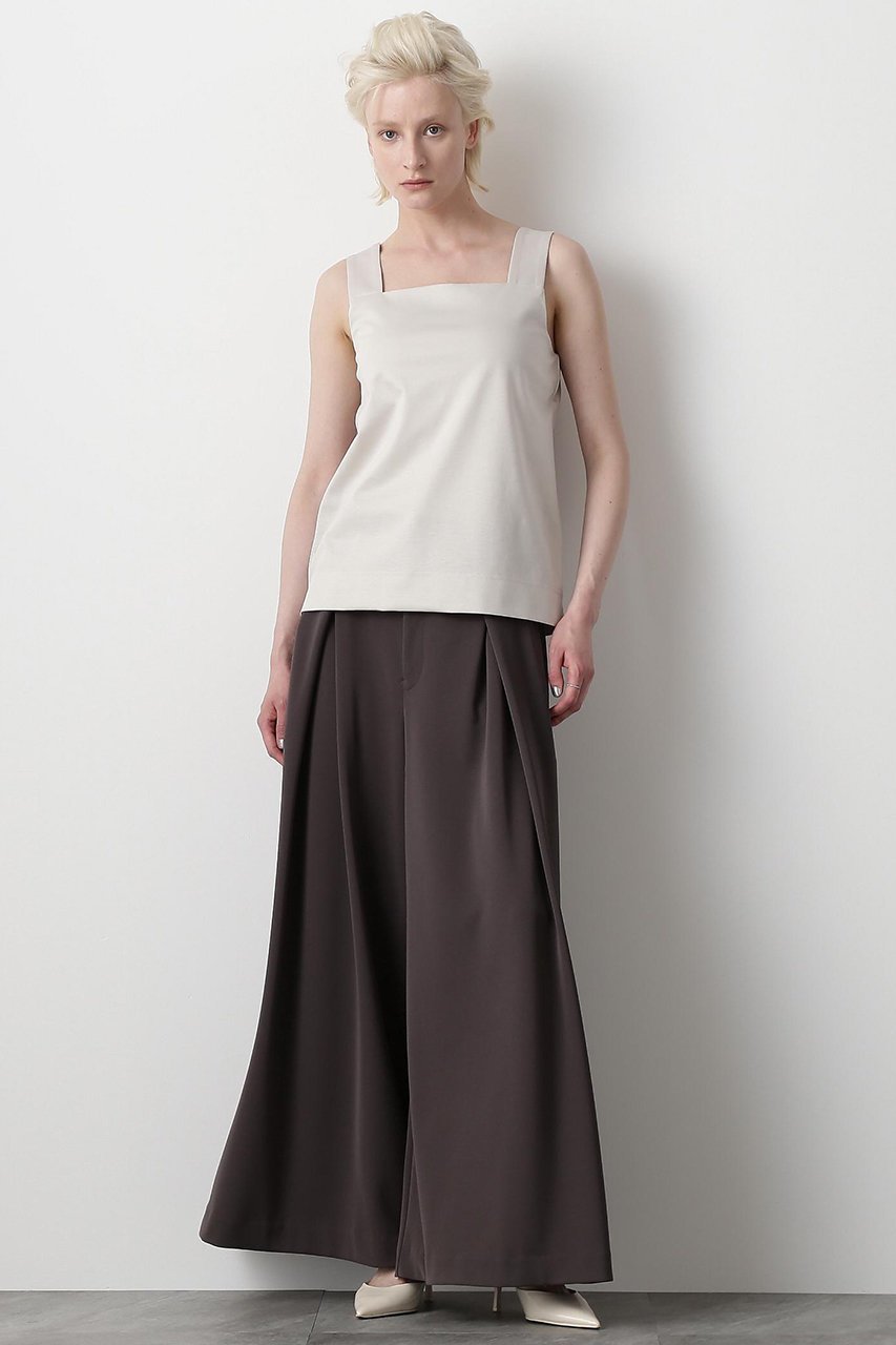 【ヒューエルミュージアム/hueLe Museum】の【STUMBLY】Straight Line Tank 人気、トレンドファッション・服の通販 founy(ファニー) 　ファッション　Fashion　レディースファッション　Fashion for Women　トップス・カットソー　Cut & Sew Tops　キャミソール&ノースリーブ　Camisoles & Sleeveless Tops　シャツ・ブラウス・オフィスカジュアル　Elegant Blouses & Button-Ups　ロングTシャツ・Tシャツ　Longline T-Shirts & Tees　カットソー・ベーシックTシャツ　Cut-and-Sewn Tops / Stretch Tees & Basics　おすすめ　Recommended / Our Picks　インナー　Innerwear　キャミソール　Camisole, Spaghetti Strap Top　シンプル　Simple, Minimal　タンク　Tank Top, Sleeveless Top　フロント　Front, Front Design　ベーシック　Basic, Essential　ラップ　Wrap, Wrap Design　日本製　Made In Japan　other-3|ID: prp329100004579121 ipo3291000000032808968