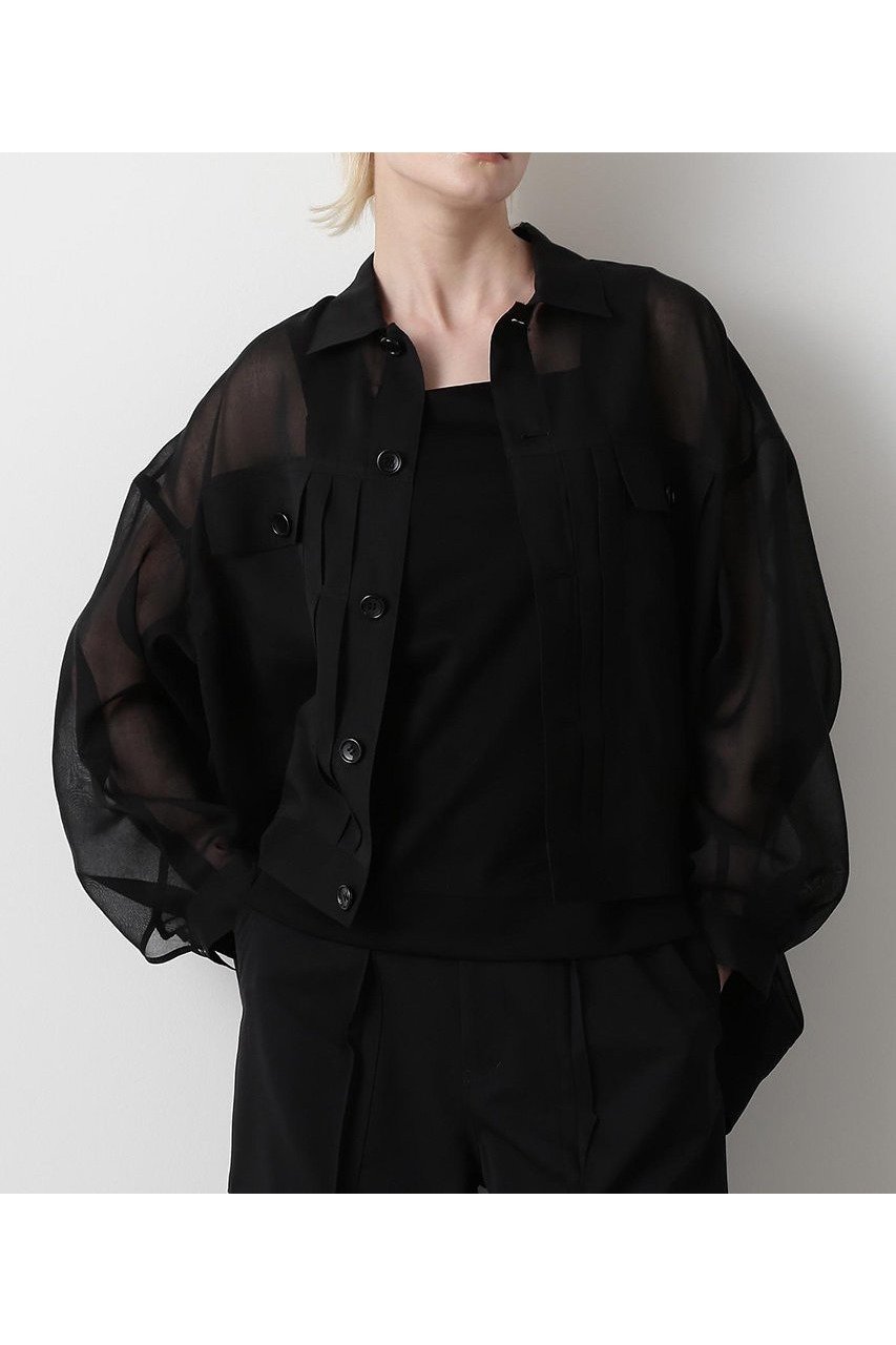 【ヒューエルミュージアム/hueLe Museum】の【STUMBLY】Sheer Organdy Jean Jaket 人気、トレンドファッション・服の通販 founy(ファニー) 　ファッション　Fashion　レディースファッション　WOMEN　アウター　Coat Outerwear　ジャケット　Jackets　インナー　Inner　シンプル　Simple　ジャケット　Jacket　ブルゾン　Blouson　人気　Popularity　夏　Summer　定番　Standard　NEW・新作・新着・新入荷　New Arrivals　春　Spring　 other-1|ID: prp329100004579122 ipo3291000000032438782