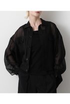 【ヒューエルミュージアム/hueLe Museum】の【STUMBLY】Sheer Organdy Jean Jaket 人気、トレンドファッション・服の通販 founy(ファニー) ファッション Fashion レディースファッション WOMEN アウター Coat Outerwear ジャケット Jackets インナー Inner シンプル Simple ジャケット Jacket ブルゾン Blouson 人気 Popularity 夏 Summer 定番 Standard NEW・新作・新着・新入荷 New Arrivals 春 Spring thumbnail ブラック|ID: prp329100004579122 ipo3291000000032438783