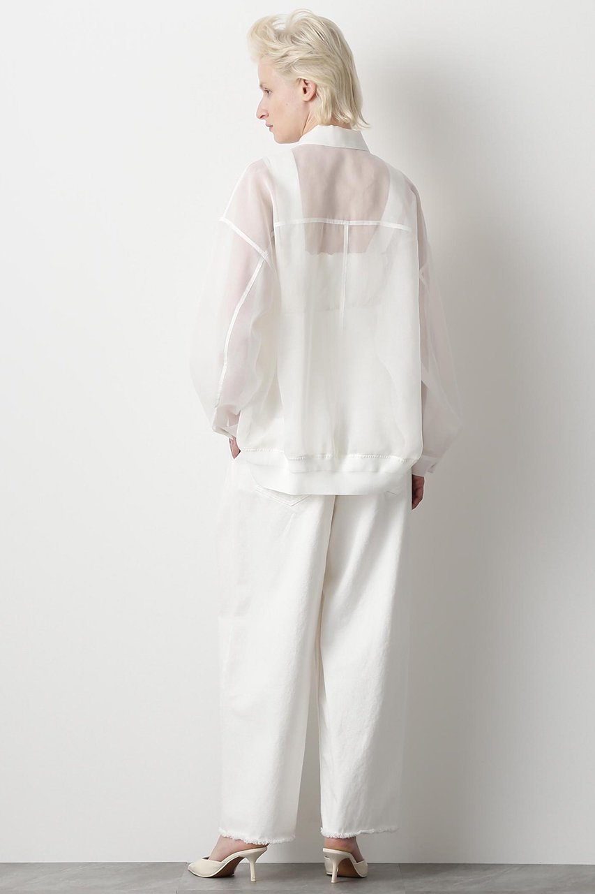 【ヒューエルミュージアム/hueLe Museum】の【STUMBLY】Sheer Organdy Jean Jaket 人気、トレンドファッション・服の通販 founy(ファニー) 　ファッション　Fashion　レディースファッション　Fashion for Women　アウター　Coat / Outerwear Collection　レディースジャケット・軽アウター　Jackets　インナー　Innerwear　シンプル　Simple, Minimal　ジャケット　Jacket, Outerwear　ブルゾン　Blouson, Bomber Jacket　人気　Popular, Best Seller　夏　Summer　定番　Standard, Basic Item　春　Spring　other-4|ID: prp329100004579122 ipo3291000000036116637