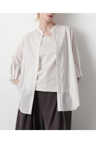 【ヒューエルミュージアム/hueLe Museum】の【STUMBLY】Tuck Sleeve Shirt 人気、トレンドファッション・服の通販 founy(ファニー) ファッション Fashion レディースファッション WOMEN トップス・カットソー Tops/Tshirt シャツ/ブラウス Shirts/Blouses ショート Short スリーブ Sleeve ハーフ Half フォルム Form thumbnail グレー|ID: prp329100004579123 ipo3291000000032438793
