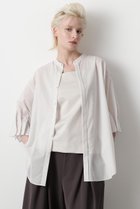 【ヒューエルミュージアム/hueLe Museum】の【STUMBLY】Tuck Sleeve Shirt グレー|ID:prp329100004579123