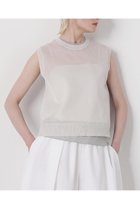 【ヒューエルミュージアム/hueLe Museum】の【hLM】シアーニットタンク 人気、トレンドファッション・服の通販 founy(ファニー) ファッション Fashion レディースファッション WOMEN トップス・カットソー Tops/Tshirt ニット Knit Tops プルオーバー Pullover インナー Inner シアー Sheer トレンド Trend ベーシック Basic NEW・新作・新着・新入荷 New Arrivals thumbnail ホワイト|ID: prp329100004579124 ipo3291000000032438802