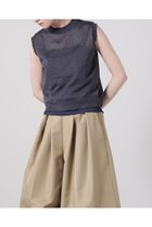 【ヒューエルミュージアム/hueLe Museum】の【hLM】シアーニットタンク 人気、トレンドファッション・服の通販 founy(ファニー) ファッション Fashion レディースファッション WOMEN トップス・カットソー Tops/Tshirt ニット Knit Tops プルオーバー Pullover インナー Inner シアー Sheer トレンド Trend ベーシック Basic NEW・新作・新着・新入荷 New Arrivals thumbnail ネイビー|ID: prp329100004579124 ipo3291000000032438803