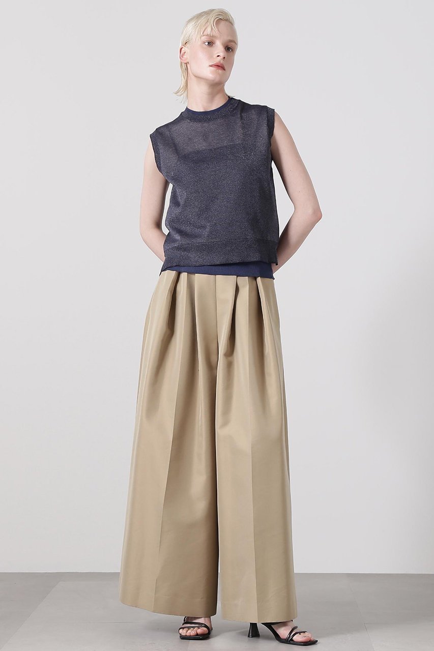 【ヒューエルミュージアム/hueLe Museum】の【hLM】シアーニットタンク 人気、トレンドファッション・服の通販 founy(ファニー) 　ファッション　Fashion　レディースファッション　Fashion for Women　トップス・カットソー　Cut & Sew Tops　ニット　Knit Tops & Sweaters　カジュアルプルオーバー・ニットトップス　Pullovers & Knit Tops / Casual Pullovers　インナー　Innerwear　シアー　Sheer, See-Through　トレンド　Trend, Trending Now　ベーシック　Basic, Essential　other-2|ID: prp329100004579124 ipo3291000000035559681