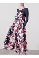 【ヒューエルミュージアム/hueLe Museum】の【hLM】ビッグフラワープリントドレス 人気、トレンドファッション・服の通販 founy(ファニー) ファッション Fashion レディースファッション WOMEN ワンピース Dress ドレス Party Dresses チュニック Tunic おすすめ Recommend インナー Inner エレガント 上品 Elegant ギャザー Gather シルク Silk タンク Tank チュニック Tunic ドレープ Drape フラワー Flower プリント Print ロング Long ヴィンテージ Vintage NEW・新作・新着・新入荷 New Arrivals |ID:prp329100004579127