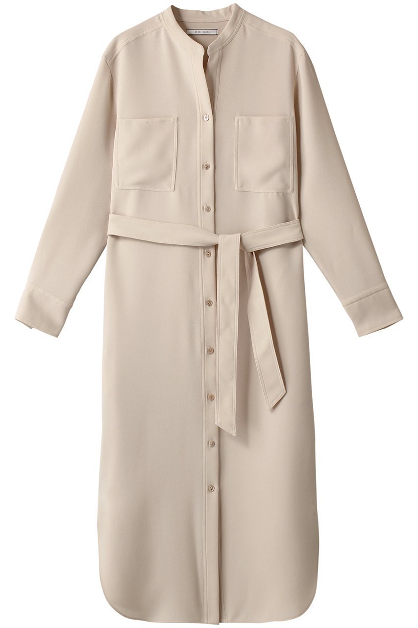 【ベイジ,/BEIGE,】のMASSY(マシー)/ワンピース インテリア・キッズ・メンズ・レディースファッション・服の通販 founy(ファニー) 　ファッション　Fashion　レディースファッション　Ladies' Fashion Online　ワンピース　Dress　チュニック　Tunic　スリット　Slit　チュニック　Tunic　ロング　Long　定番　Standard　ベージュ|ID: prp329100004579130 ipo3291000000032438837