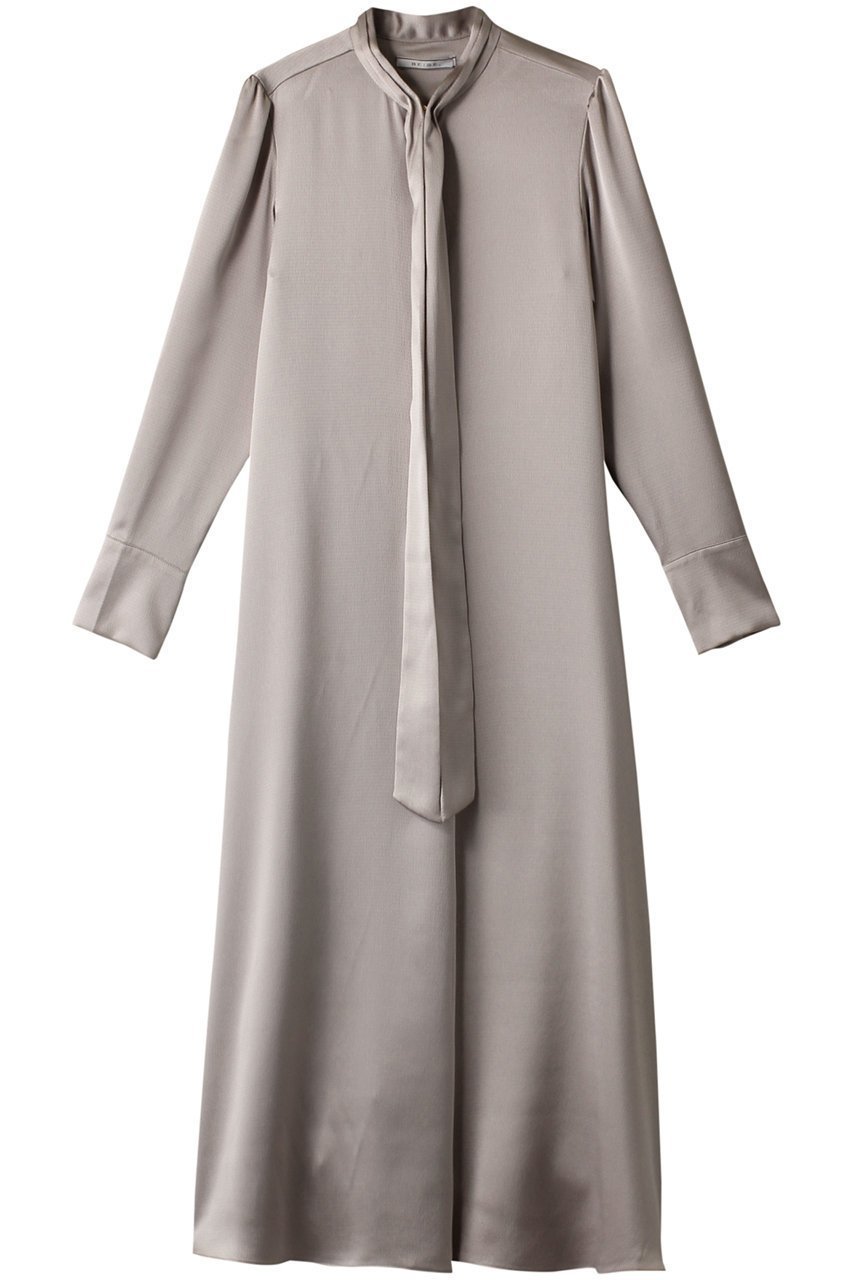 【ベイジ,/BEIGE,】のSALERS/ワンピース インテリア・キッズ・メンズ・レディースファッション・服の通販 founy(ファニー) 　ファッション　Fashion　レディースファッション　Ladies' Fashion Online　ワンピース　Dress　チュニック　Tunic　サテン　Satin　チュニック　Tunic　パーティ　Party　リボン　Ribbon　ロング　Long　ベージュ|ID: prp329100004579133 ipo3291000000032438866