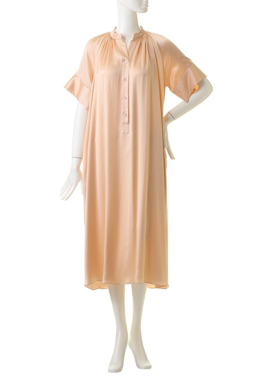 【ベイジ,/BEIGE,】のYEW/シャツワンピース 人気、トレンドファッション・服の通販 founy(ファニー) 　ファッション　Fashion　レディースファッション　Fashion for Women　ワンピース　Dresses　シャツワンピース / 1枚で着映えコーデ　Shirt Dresses　チュニック　Tunic Tops & Dresses　なめらか　Smooth, Silky Texture　サテン　Satin, Glossy Fabric　シルク　Silk, 100% Silk　チュニック　Tunic, Long Top　ピーチ　Peach, Soft Touch　リボン　Ribbon, Bow　リュクス　Luxury, Elegant, High-End, Chic　ロング　Long, Long-Length　エレガント 上品　Elegant　洗える　Machine Washable　other-6|ID: prp329100004579134 ipo3291000000032903663