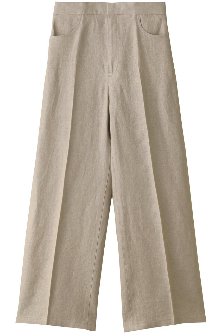 【ベイジ,/BEIGE,】のBURDOCK/ワイドパンツ インテリア・キッズ・メンズ・レディースファッション・服の通販 founy(ファニー) 　ファッション　Fashion　レディースファッション　WOMEN　パンツ　Pants　センター　Center　デニム　Denim　ラグジュアリー　Luxury　リネン　Linen　ワイド　Wide　エレガント 上品　Elegant　吸水　Water Absorption　夏　Summer　春　Spring　S/S・春夏　Ss・Spring/Summer　ベージュ|ID: prp329100004579145 ipo3291000000032438987