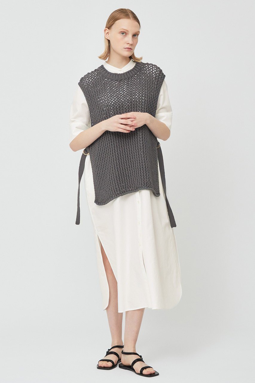 【ベイジ,/BEIGE,】のMALLOW(マロー)/ニットベスト 人気、トレンドファッション・服の通販 founy(ファニー) 　ファッション　Fashion　レディースファッション　Fashion for Women　トップス・カットソー　Cut & Sew Tops　ニット　Knit Tops & Sweaters　ベスト&ジレ / 重ね着スタイル　Vests & Gilets　カジュアルプルオーバー・ニットトップス　Pullovers & Knit Tops / Casual Pullovers　おすすめ　Recommended / Our Picks　シアー　Sheer, See-Through　シンプル　Simple, Minimal　ベスト　Vest, Waistcoat　夏　Summer　春　Spring　S/S・春夏　SS, Spring/Summer, Warm Season　other-7|ID: prp329100004579150 ipo3291000000032960963
