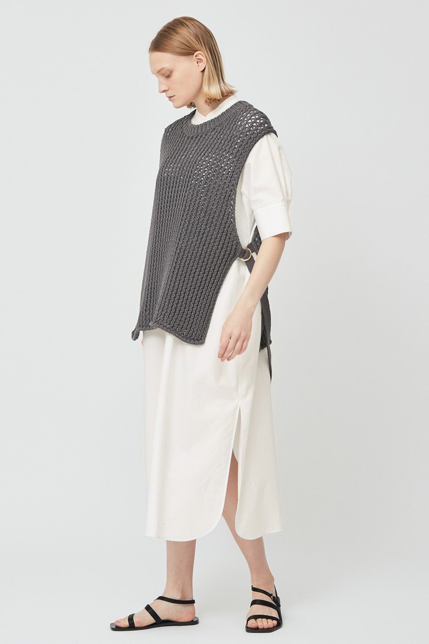 【ベイジ,/BEIGE,】のMALLOW(マロー)/ニットベスト 人気、トレンドファッション・服の通販 founy(ファニー) 　ファッション　Fashion　レディースファッション　Fashion for Women　トップス・カットソー　Cut & Sew Tops　ニット　Knit Tops & Sweaters　ベスト&ジレ / 重ね着スタイル　Vests & Gilets　カジュアルプルオーバー・ニットトップス　Pullovers & Knit Tops / Casual Pullovers　おすすめ　Recommended / Our Picks　シアー　Sheer, See-Through　シンプル　Simple, Minimal　ベスト　Vest, Waistcoat　夏　Summer　春　Spring　S/S・春夏　SS, Spring/Summer, Warm Season　other-8|ID: prp329100004579150 ipo3291000000032960967
