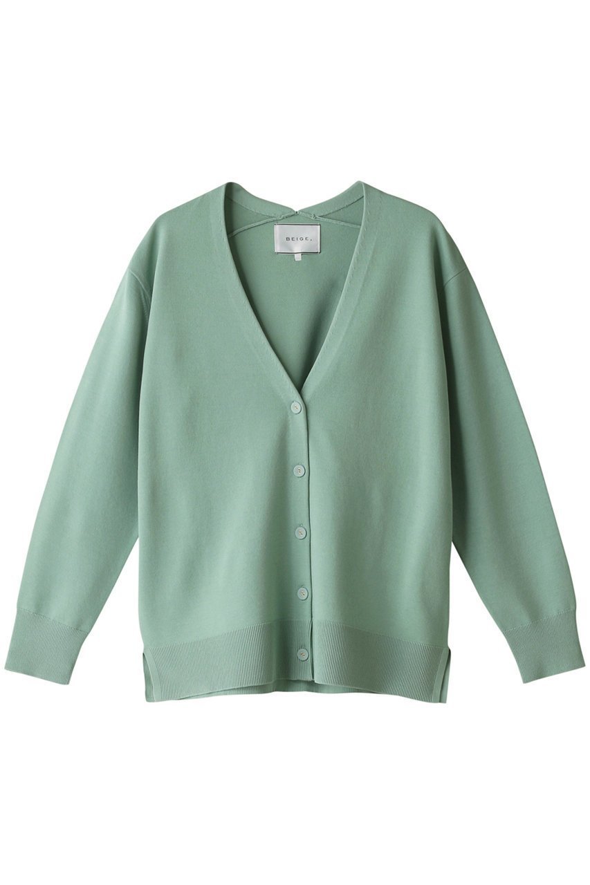 【ベイジ,/BEIGE,】のHOLLY(ホリー)/Vネックカーディガン インテリア・キッズ・メンズ・レディースファッション・服の通販 founy(ファニー) 　ファッション　Fashion　レディースファッション　Fashion for Women　トップス・カットソー　Cut & Sew Tops　ニット　Knit Tops & Sweaters　カーディガン・羽織り　Layered Style Cardigans　Vネックトップス　V-Neck Tops / V-Cut Neckline Shirts　おすすめ　Recommended / Our Picks　カーディガン　Cardigan, Knitwear　スリット　Slit, Slit Detail　セットアップ　Set-Up, Coordinated Outfit　セージ|ID: prp329100004579153 ipo3291000000032961077