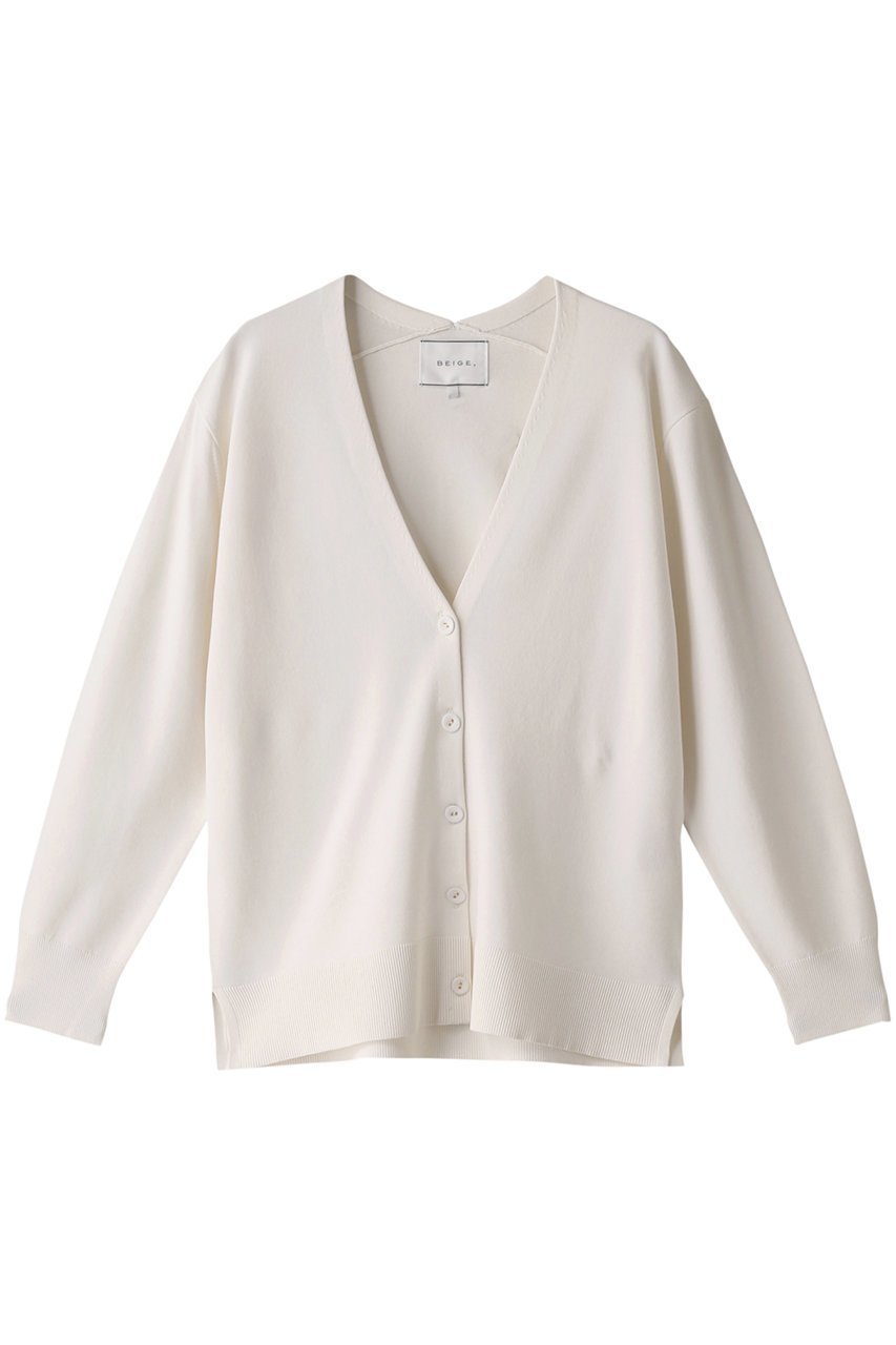 【ベイジ,/BEIGE,】のHOLLY(ホリー)/Vネックカーディガン インテリア・キッズ・メンズ・レディースファッション・服の通販 founy(ファニー) 　ファッション　Fashion　レディースファッション　Fashion for Women　トップス・カットソー　Cut & Sew Tops　ニット　Knit Tops & Sweaters　カーディガン・羽織り　Layered Style Cardigans　Vネックトップス　V-Neck Tops / V-Cut Neckline Shirts　おすすめ　Recommended / Our Picks　カーディガン　Cardigan, Knitwear　スリット　Slit, Slit Detail　セットアップ　Set-Up, Coordinated Outfit　エクリュ|ID: prp329100004579153 ipo3291000000032961081