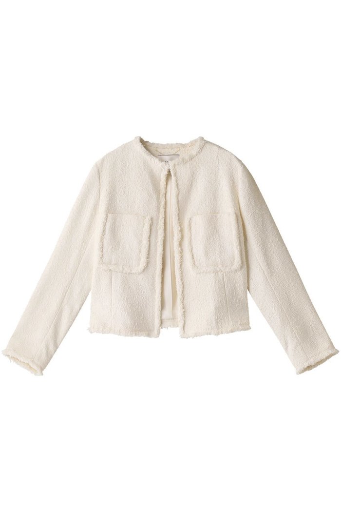 【ベイジ,/BEIGE,】のDAHLIA(ダリア)/ツイードジャケット インテリア・キッズ・メンズ・レディースファッション・服の通販 founy(ファニー) https://founy.com/ ファッション Fashion レディースファッション WOMEN アウター Coat Outerwear ジャケット Jackets ジャケット Jacket ツイード Tweed フリンジ Fringe ポケット Pocket 春 Spring |ID: prp329100004579154 ipo3291000000032439074