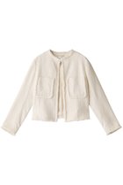 【ベイジ,/BEIGE,】のDAHLIA(ダリア)/ツイードジャケット エクリュ|ID: prp329100004579154 ipo3291000000032439075