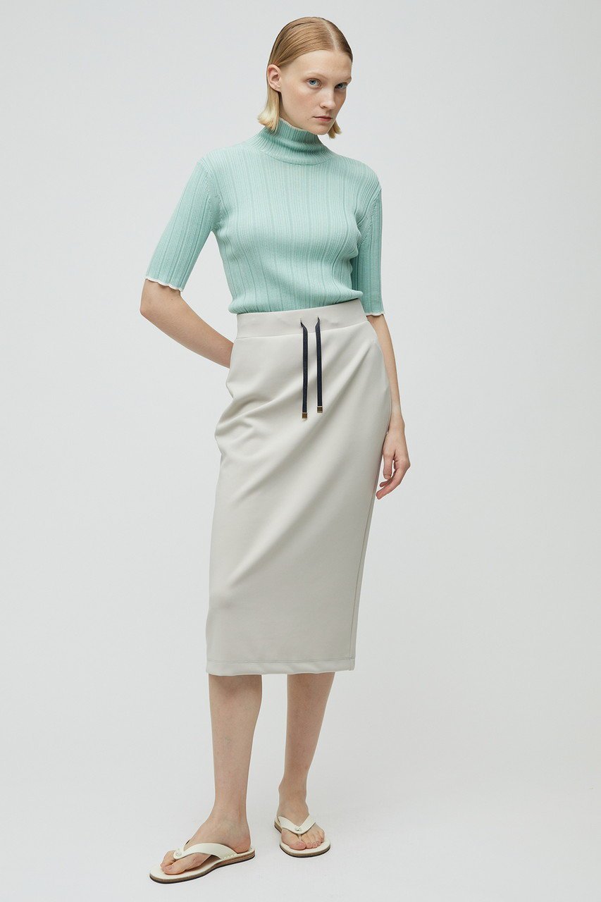 【ベイジ,/BEIGE,】のLUPINE(ルパイン)/ニット 人気、トレンドファッション・服の通販 founy(ファニー) 　ファッション　Fashion　レディースファッション　Fashion for Women　トップス・カットソー　Cut & Sew Tops　ニット　Knit Tops & Sweaters　カジュアルプルオーバー・ニットトップス　Pullovers & Knit Tops / Casual Pullovers　オレンジ　Orange　シアー　Sheer, See-Through　ストライプ　Stripe, Striped Pattern　ハイネック　High Neck, Mock Neck　ベーシック　Basic, Essential　ランダム　Random, Irregular　半袖　Short Sleeve, Half Sleeve　other-6|ID: prp329100004579159 ipo3291000000032961154