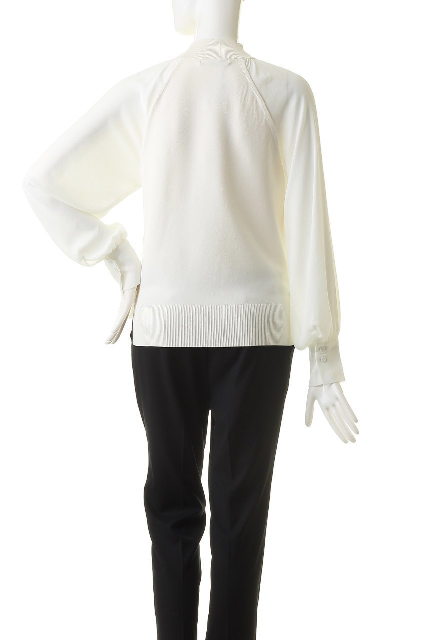 【ベイジ,/BEIGE,】のHOLLY(ホリー)/ドッキングニット 人気、トレンドファッション・服の通販 founy(ファニー) 　ファッション　Fashion　レディースファッション　Fashion for Women　トップス・カットソー　Cut & Sew Tops　ニット　Knit Tops & Sweaters　カジュアルプルオーバー・ニットトップス　Pullovers & Knit Tops / Casual Pullovers　おすすめ　Recommended / Our Picks　カフス　Cuff Design　シアー　Sheer, See-Through　スリーブ　Sleeve, Long Sleeve / Short Sleeve　セットアップ　Set-Up, Coordinated Outfit　ドッキング　Docking, Mixed Material　ハイネック　High Neck, Mock Neck　other-4|ID: prp329100004579160 ipo3291000000032961181