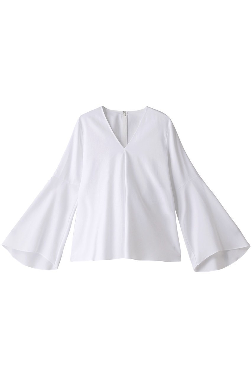 【ベイジ,/BEIGE,】のPERSIMMOM(パーシモン)/フレアブラウス インテリア・キッズ・メンズ・レディースファッション・服の通販 founy(ファニー) 　ファッション　Fashion　レディースファッション　Ladies' Fashion Online　トップス・カットソー　Tops/Tshirt　シャツ/ブラウス　Shirts/Blouses　スリーブ　Sleeve　タイプライター　Typewriter　パーティ　Party　フレア　Flare　ロング　Long　ホワイト|ID: prp329100004579164 ipo3291000000032439174