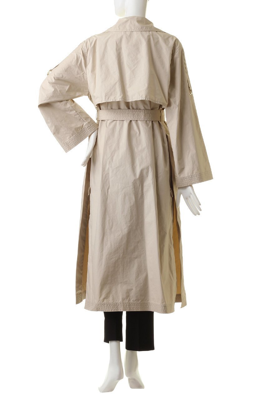 【ベイジ,/BEIGE,】のORCHID(オーキッド)/ロングコート 人気、トレンドファッション・服の通販 founy(ファニー) 　ファッション　Fashion　レディースファッション　Fashion for Women　アウター　Coat / Outerwear Collection　コート・ロングコート・ピーコート　Long Coats, Peacoats & More　シルク　Silk, 100% Silk　スリット　Slit, Slit Detail　タフタ　Taffeta, Structured Fabric　ピーチ　Peach, Soft Touch　ロング　Long, Long-Length　エレガント 上品　Elegant　other-4|ID: prp329100004579166 ipo3291000000032918510