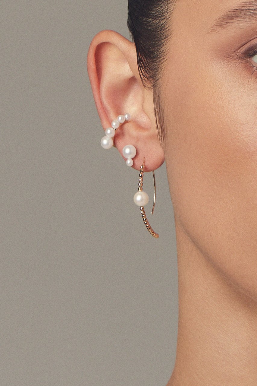 【ミズキ/MIZUKI】のSBE197 カットビーズ&パールバナナフープピアス 人気、トレンドファッション・服の通販 founy(ファニー) ファッション Fashion レディースファッション Fashion for Women ジュエリー Jewelry ファッションリング Fashion Rings イヤリング・フープ・ドロップタイプ Hoop, Drop & Clip Earrings イヤリング Earrings エレガント 上品 Elegant オケージョン Occasion Wear パール Pearl, Pearl Accent モチーフ Motif, Design Theme 定番 Standard, Basic Item other-2|ID: prp329100004580157 ipo3291000000035341009