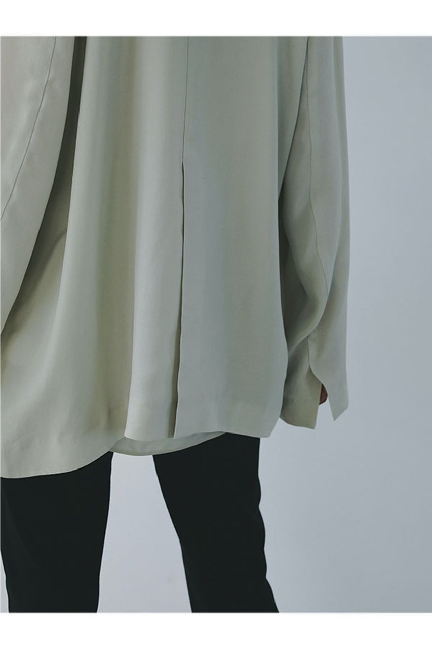 【エトレトウキョウ/ETRE TOKYO】のキュプラシャツジャケット 人気、トレンドファッション・服の通販 founy(ファニー) 　ファッション　Fashion　レディースファッション　Fashion for Women　アウター　Coat / Outerwear Collection　レディースジャケット・軽アウター　Jackets　トップス・カットソー　Cut & Sew Tops　おすすめ　Recommended / Our Picks　なめらか　Smooth, Silky Texture　カーディガン　Cardigan, Knitwear　キュプラ　Cupro, Eco Fabric　ジャケット　Jacket, Outerwear　スリーブ　Sleeve, Long Sleeve / Short Sleeve　タンク　Tank Top, Sleeveless Top　ロング　Long, Long-Length　other-6|ID: prp329100004580170 ipo3291000000032450956