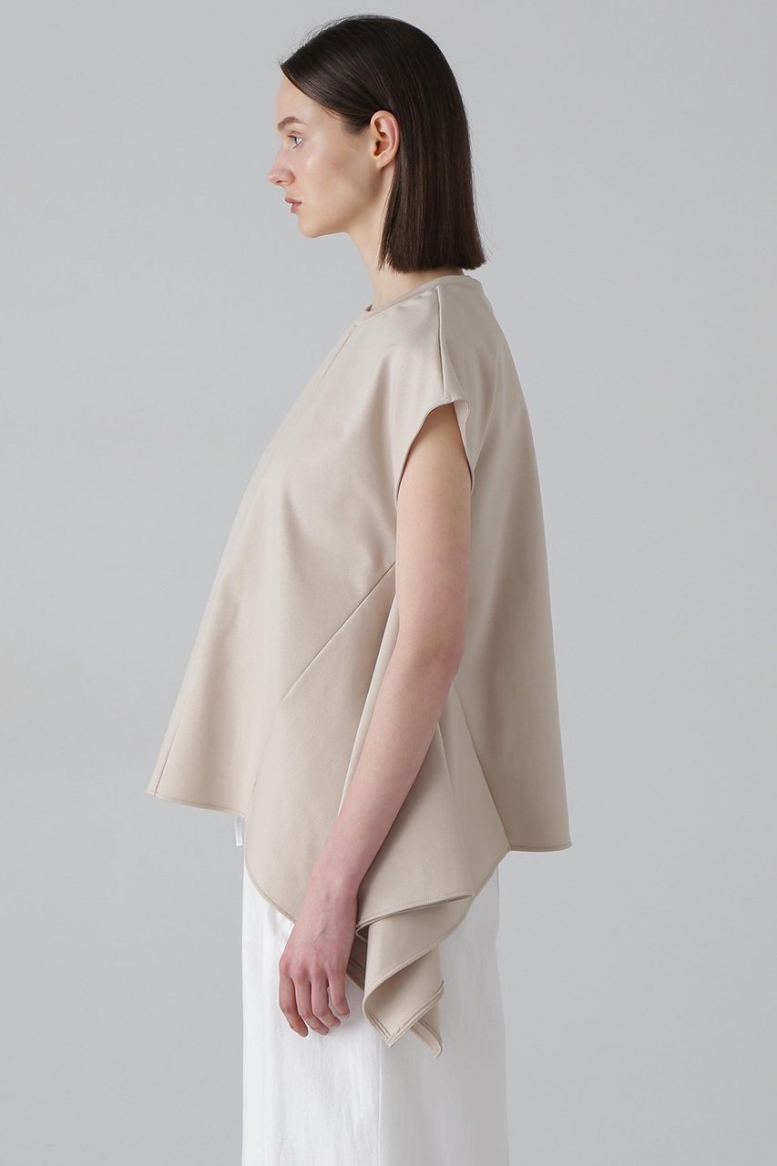 【アドーア/ADORE】のハイテンションポンチカットソー 人気、トレンドファッション・服の通販 founy(ファニー) 　ファッション　Fashion　レディースファッション　Fashion for Women　トップス・カットソー　Cut & Sew Tops　シャツ・ブラウス・オフィスカジュアル　Elegant Blouses & Button-Ups　ロングTシャツ・Tシャツ　Longline T-Shirts & Tees　カットソー・ベーシックTシャツ　Cut-and-Sewn Tops / Stretch Tees & Basics　アシンメトリー　Asymmetrical Style　カットソー　Cut and Sewn Top　ショート　Short, Short Length　シンプル　Simple, Minimal　スリーブ　Sleeve, Long Sleeve / Short Sleeve　ボトム　Bottoms, Lower Wear　other-4|ID: prp329100004580172 ipo3291000000035809902