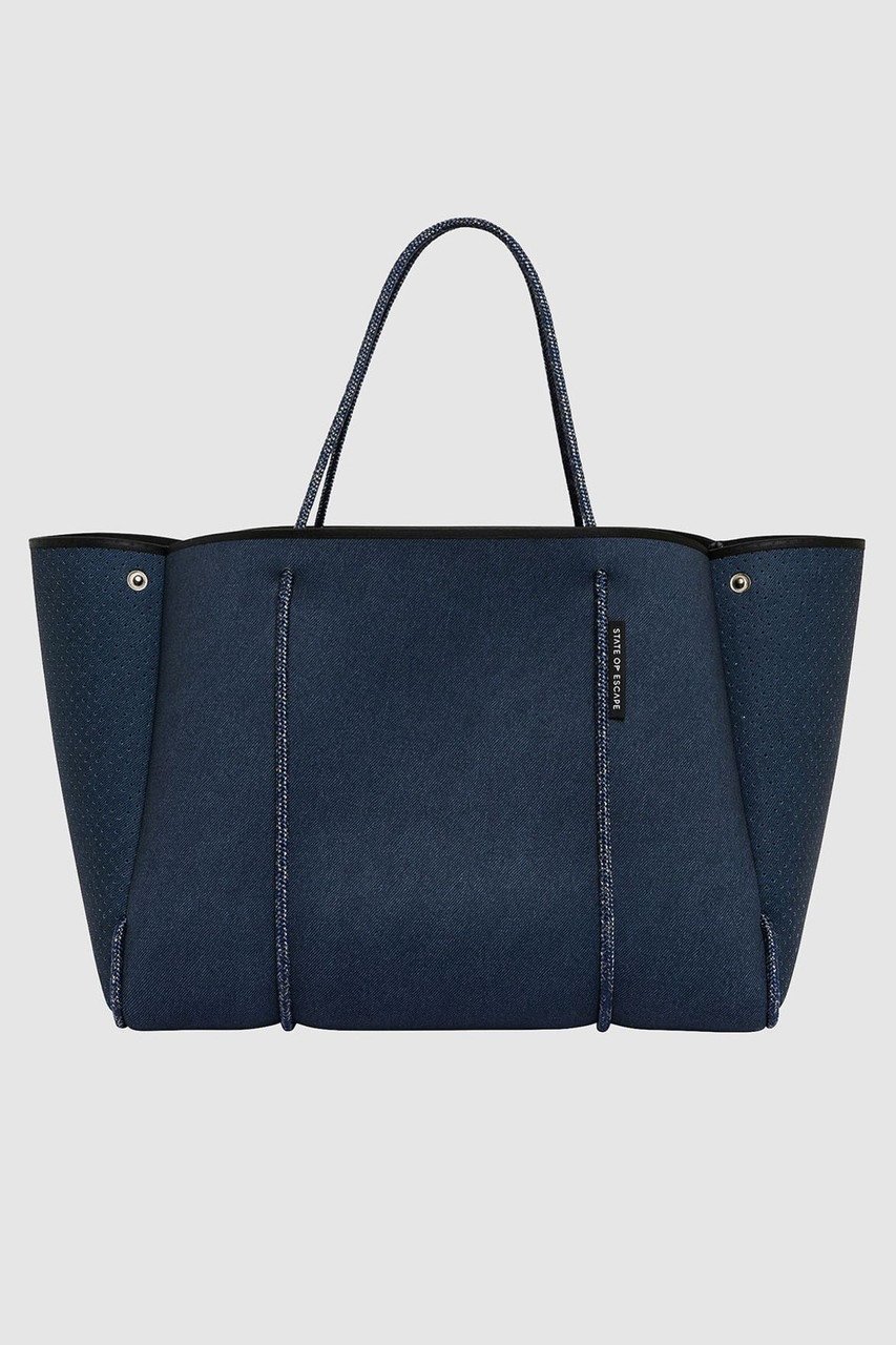 【ステイトオブエスケープ/STATE OF ESCAPE】のEscape tote エスケープ トート インテリア・キッズ・メンズ・レディースファッション・服の通販 founy(ファニー) 　ファッション　Fashion　レディースファッション　Fashion for Women　バッグ　Bags　コンパクト　Compact, Small Size　スタイリッシュ　Stylish, Fashionable　スーツ　Suit, Formalwear　ビッグ　Big, Oversized　ポーチ　Pouch, Small Case　メッシュ　Mesh, Net Fabric　モダン　Modern, Contemporary　人気　Popular, Best Seller　旅行　Travel　軽量　Lightweight, Ultra Light　ビジネス 仕事 通勤　Business / Work / Commuting　ダークデニム|ID: prp329100004580175 ipo3291000000032451005