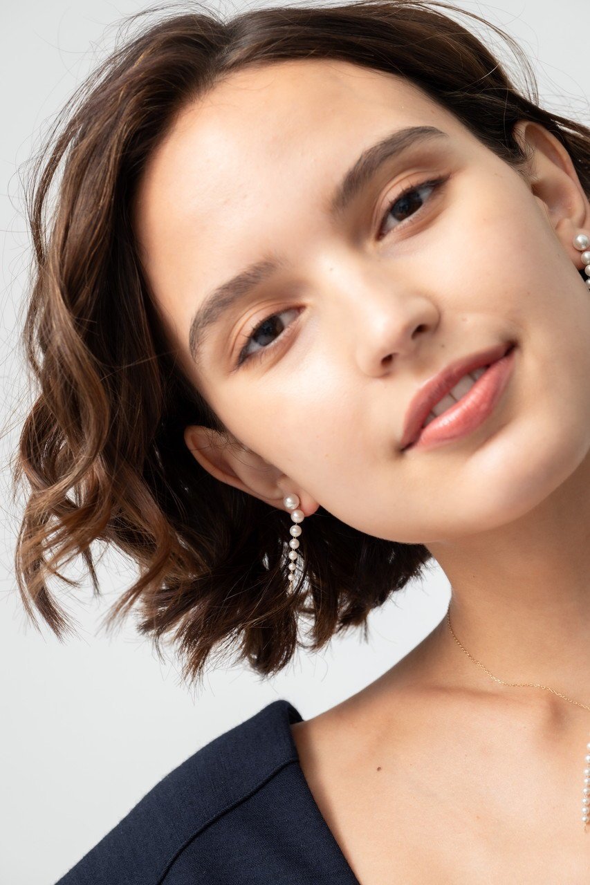 【ミズキ/MIZUKI】のSBE357 ショートカスケードパールピアス 人気、トレンドファッション・服の通販 founy(ファニー) 　ファッション　Fashion　レディースファッション　Fashion for Women　ジュエリー　Jewelry　ファッションリング　Fashion Rings　イヤリング・フープ・ドロップタイプ　Hoop, Drop & Clip Earrings　イヤリング　Earrings　グラデーション　Gradient, Ombre　チェーン　Chain, Chain Strap　パール　Pearl, Pearl Accent　エレガント 上品　Elegant　other-7|ID: prp329100004580192 ipo3291000000035341080