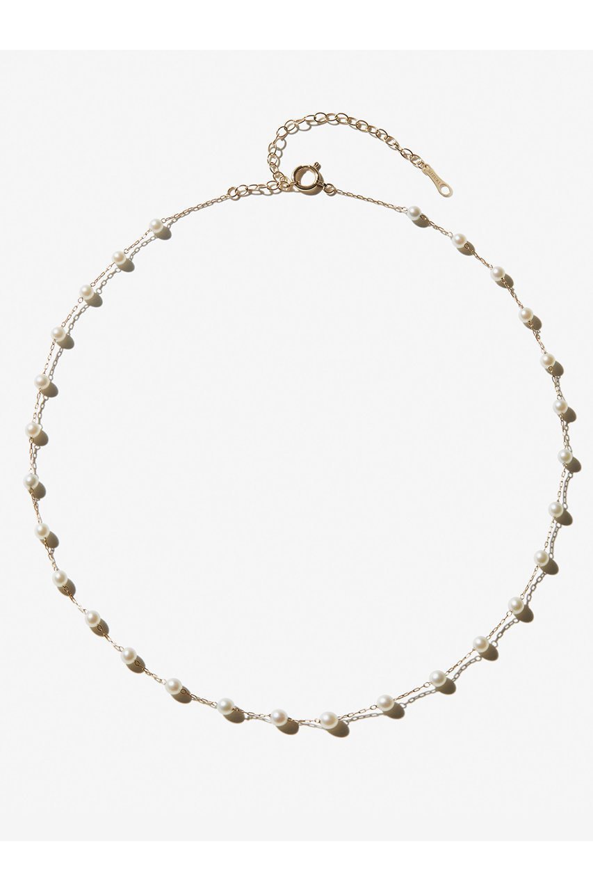 【ミズキ/MIZUKI】のSBN149 フローティングアコヤパールネックレス インテリア・キッズ・メンズ・レディースファッション・服の通販 founy(ファニー) 　ファッション　Fashion　レディースファッション　Fashion for Women　ジュエリー　Jewelry　ネックレス　Necklaces & Pendants　おすすめ　Recommended / Our Picks　ネックレス　Necklace, Pendant Necklace　パール　Pearl, Pearl Accent　再入荷　Restock / Back in Stock　定番　Standard, Basic Item　イエローゴールド|ID: prp329100004580210 ipo3291000000035931097