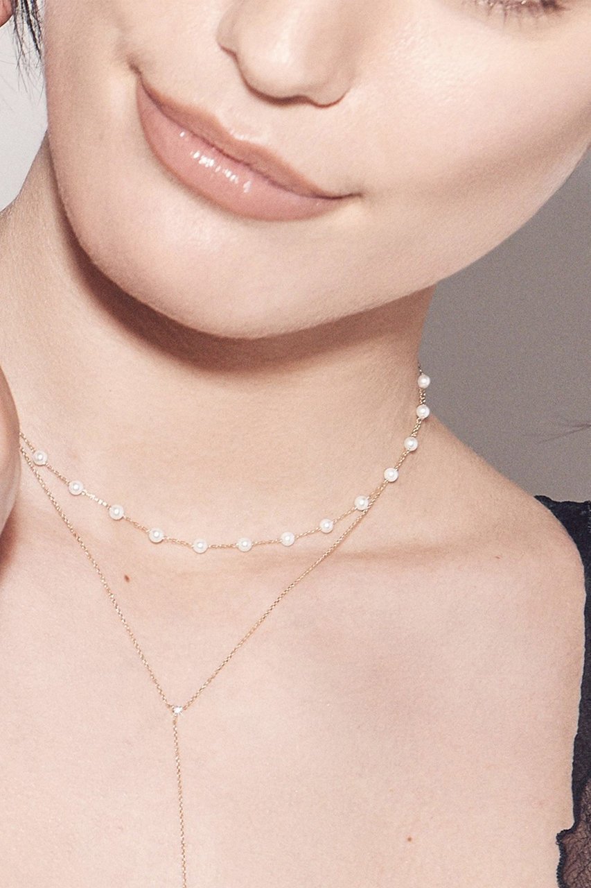 【ミズキ/MIZUKI】のSBN149 フローティングアコヤパールネックレス 人気、トレンドファッション・服の通販 founy(ファニー) 　ファッション　Fashion　レディースファッション　Fashion for Women　ジュエリー　Jewelry　ネックレス　Necklaces & Pendants　おすすめ　Recommended / Our Picks　ネックレス　Necklace, Pendant Necklace　パール　Pearl, Pearl Accent　再入荷　Restock / Back in Stock　定番　Standard, Basic Item　other-2|ID: prp329100004580210 ipo3291000000035931098