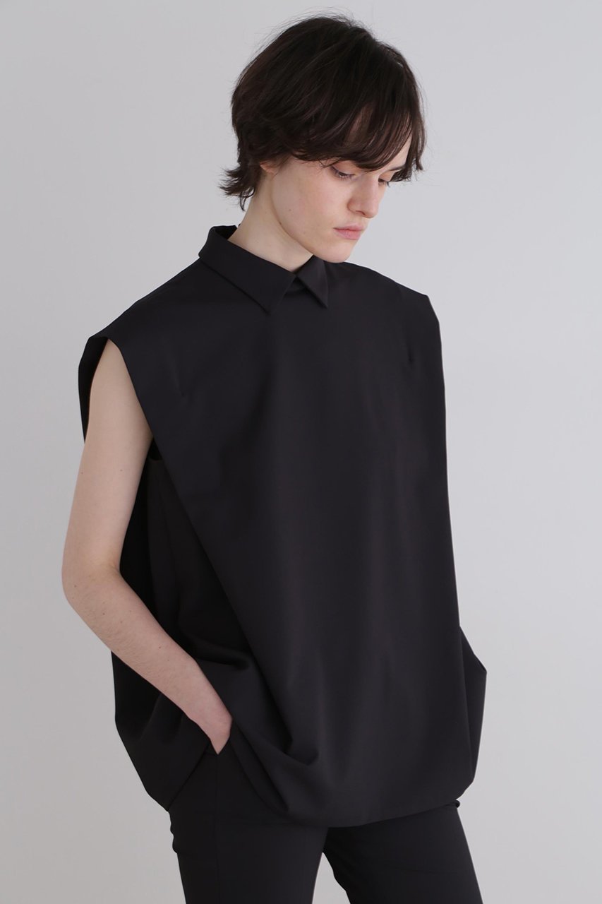 【ル フィル/LE PHIL】のストレッチオックスノースリーブブラウス 人気、トレンドファッション・服の通販 founy(ファニー) 　ファッション　Fashion　レディースファッション　Fashion for Women　トップス・カットソー　Cut & Sew Tops　キャミソール&ノースリーブ　Camisoles & Sleeveless Tops　シャツ・ブラウス・オフィスカジュアル　Elegant Blouses & Button-Ups　ノースリーブ　Sleeveless, No-Sleeve　パターン　Pattern, Design Print　フレア　Flare, Flared　ボトム　Bottoms, Lower Wear　エレガント 上品　Elegant　other-2|ID: prp329100004580216 ipo3291000000035394023