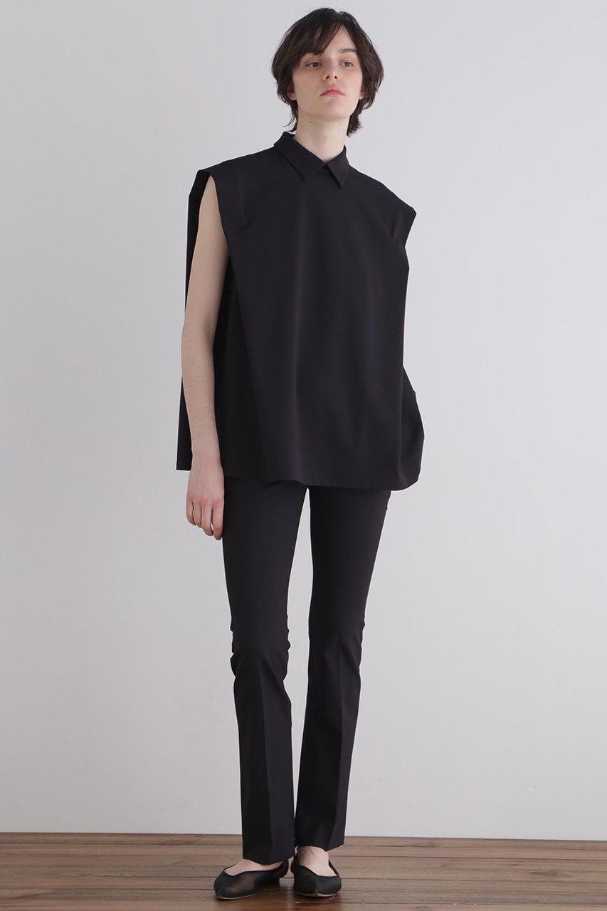 【ル フィル/LE PHIL】のストレッチオックスノースリーブブラウス 人気、トレンドファッション・服の通販 founy(ファニー) 　ファッション　Fashion　レディースファッション　Fashion for Women　トップス・カットソー　Cut & Sew Tops　キャミソール&ノースリーブ　Camisoles & Sleeveless Tops　シャツ・ブラウス・オフィスカジュアル　Elegant Blouses & Button-Ups　ノースリーブ　Sleeveless, No-Sleeve　パターン　Pattern, Design Print　フレア　Flare, Flared　ボトム　Bottoms, Lower Wear　エレガント 上品　Elegant　other-3|ID: prp329100004580216 ipo3291000000035394025