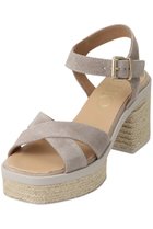 【エスメラルダ/Esmeralda】の【GAIMO】クロスストラップ プラットフォームサンダル/MANU 人気、トレンドファッション・服の通販 founy(ファニー) ファッション Fashion レディースファッション Fashion for Women コンビ Combo, Combination Style サンダル Sandals, Summer Shoes フェミニン Feminine, Girly ラフィア Raffia, Natural Straw thumbnail トープ|ID: prp329100004580248 ipo3291000000035058706